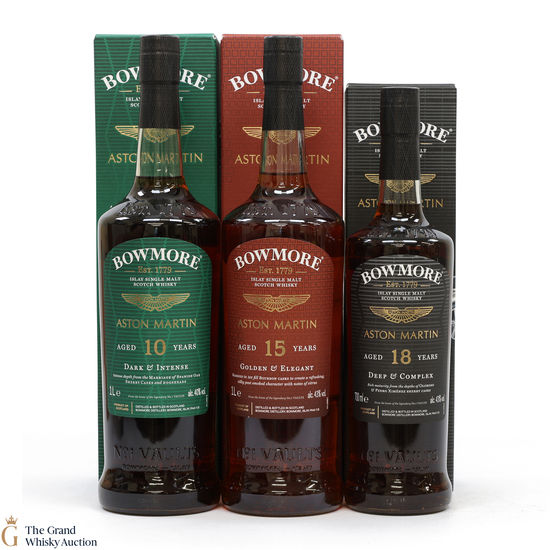 Bowmore - Aston Martin - Edition 7,8 & 9