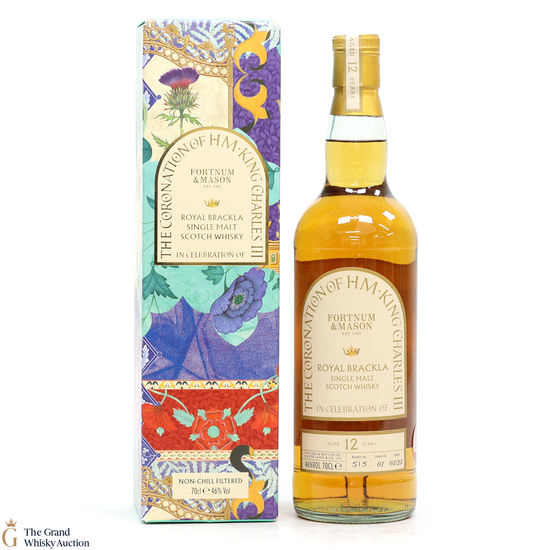 Royal Brackla - 12 Year Old - Coronation of HM King Charles III - Fortnum & Mason Exclusive