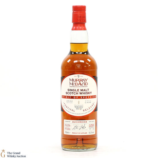 Auchroisk - 9 Year Old 2010 - Spirit of Speyside #87 - Festival Release 2022 Edition - Murray McDavid