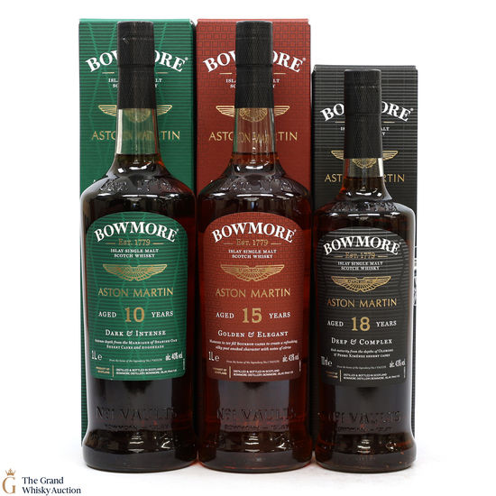 Bowmore - Aston Martin - Edition 7,8 & 9