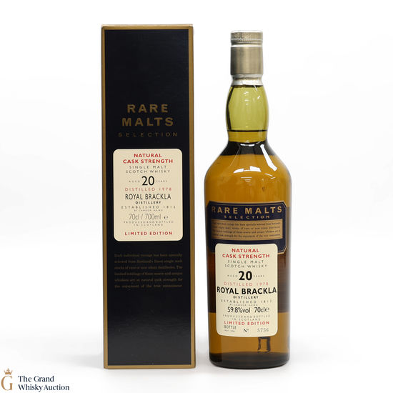 Royal Brackla - 20 Year Old 1978 - Rare Malts 59.8%