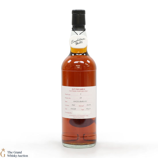 Hazelburn - 14 Year Old 2008 Fresh Sherry - Duty Paid Sample 54.5%
