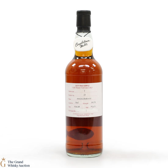 Hazelburn - 14 Year Old 2008 Fresh Sherry - Duty Paid Sample 54.5%
