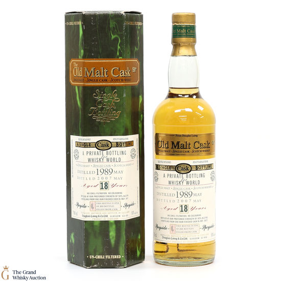 Speyside - 18 Year Old 1989 - Old Malt Cask - Whisky World Private Bottling