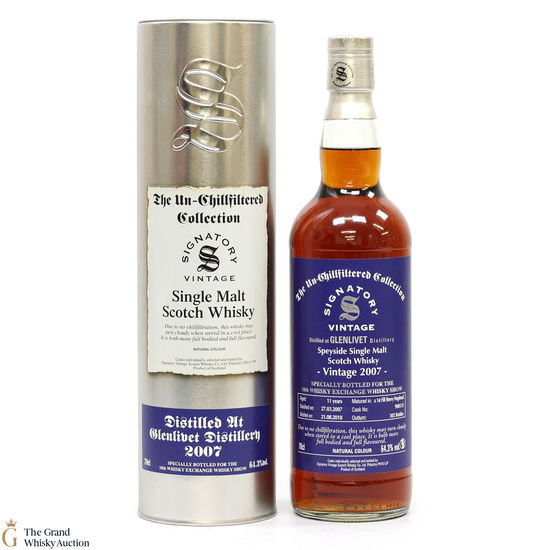 Glenlivet - 11 Year Old 2007 Signatory #900131 - 10th Whisky Show