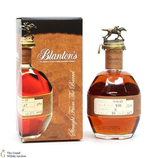 Blanton's - Straight From The Barrel - Cask Strength (64.5% ABV)