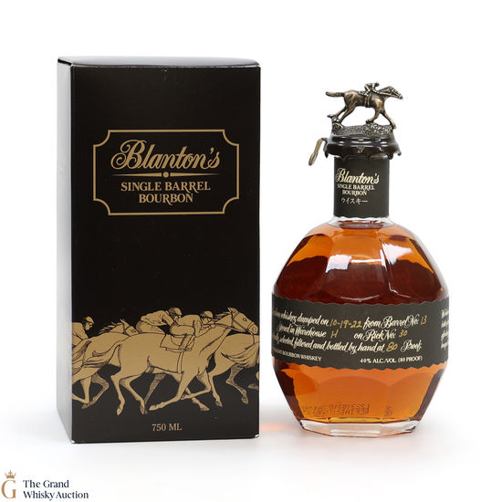 Blanton's - Single Barrel Black Label Dumped 2022 / Japanese Import 75cl