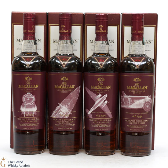 Macallan - Whisky Maker's Edition - Classic Travel Range (4 x 70cl)