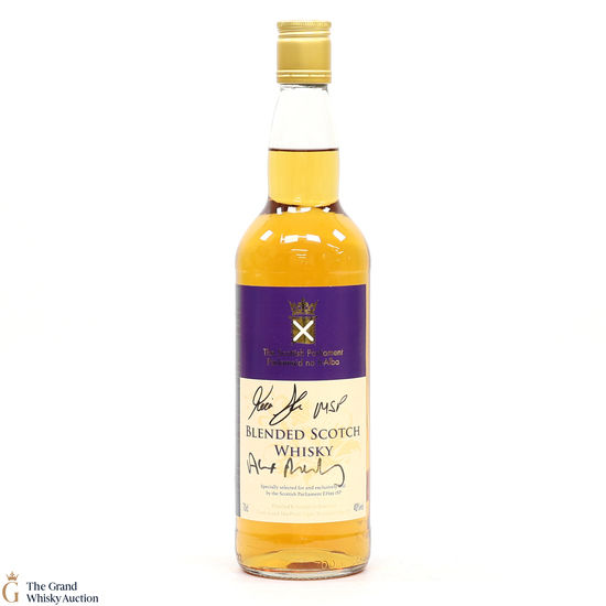 Scottish Parliament - Blended Scotch Whisky (signed)