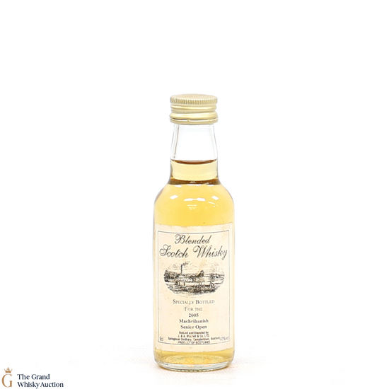 Blended Scotch Whisky - Bottled for the Machrihanish Senior Open 2005 (5cl)