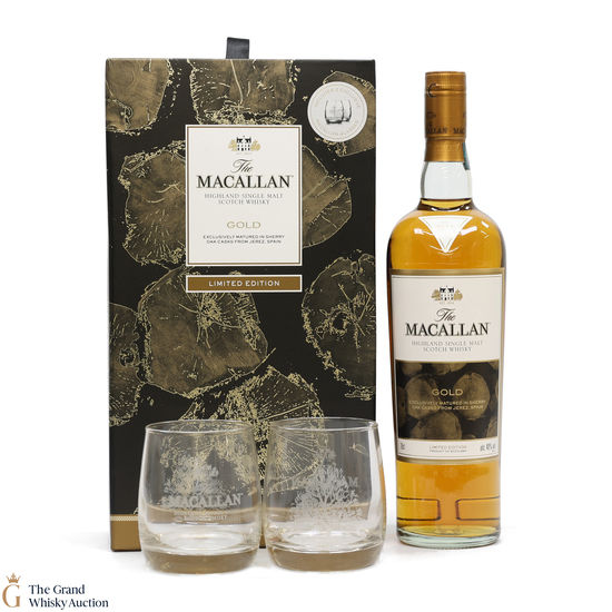 Macallan - Gold (Limited Edition with 2 x Glasses)