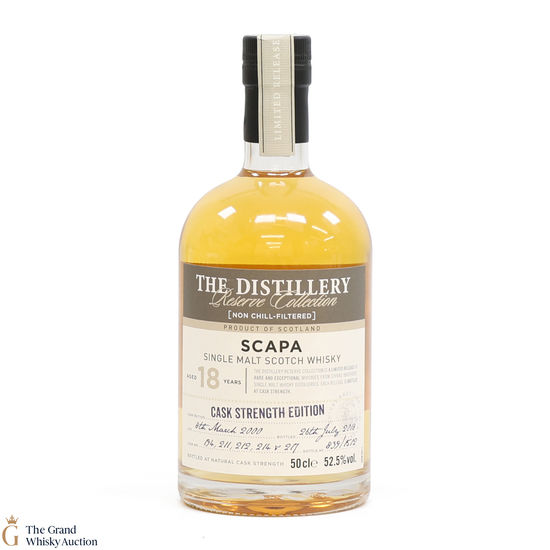 Scapa - 18 Year Old 2000 - Cask Strength - Distillery Reserve (50cl)