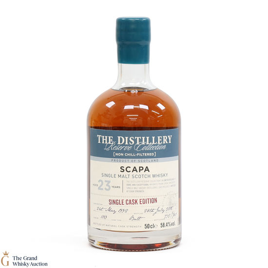 Scapa - 23 Year Old 1992 - Single Cask #1069 - Distillery Reserve (50cl)