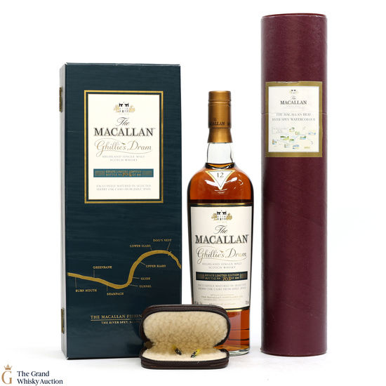 Macallan - 12 Year Old - Ghillie's Dram + Watercolour 