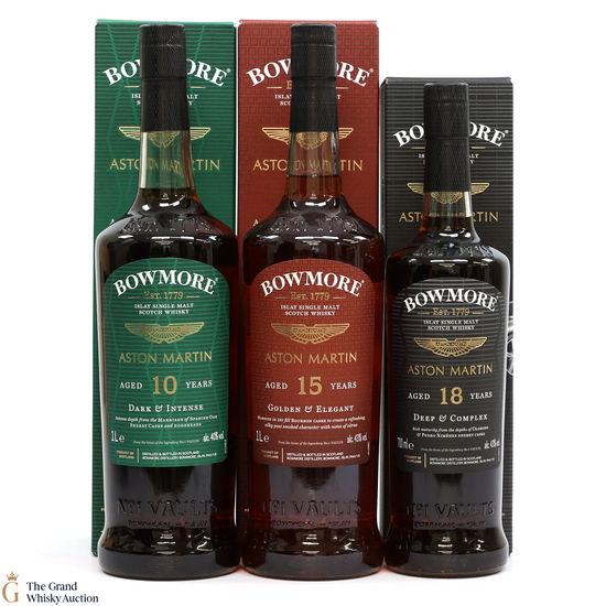 Bowmore - Aston Martin - Edition 7,8 & 9
