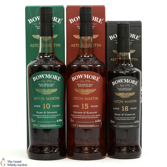 Bowmore - Aston Martin - Edition 7,8 & 9