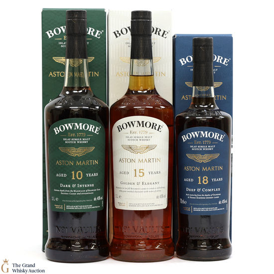 Bowmore - Aston Martin - Edition 1,2 & 3