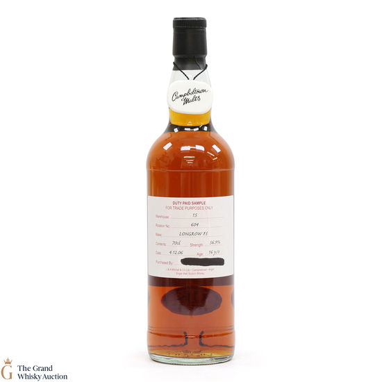 Longrow - 16 Year Old 2006 Fresh Sherry - Duty Paid Sample 56.9%