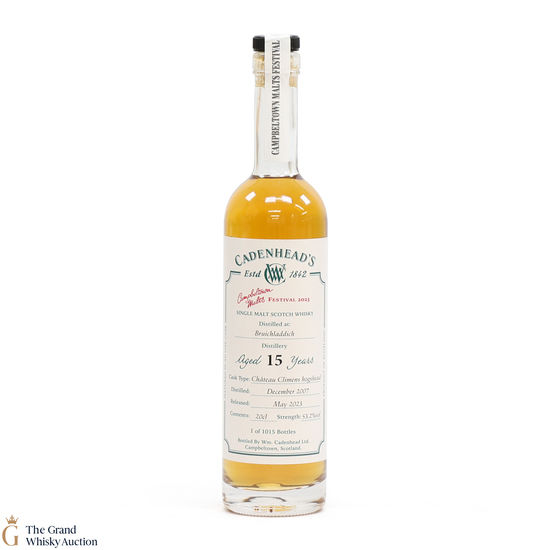 Bruichladdich - 15 Year Old 2007 - Campbeltown Malts Festival 2023 - Cadenhead's (20cl)