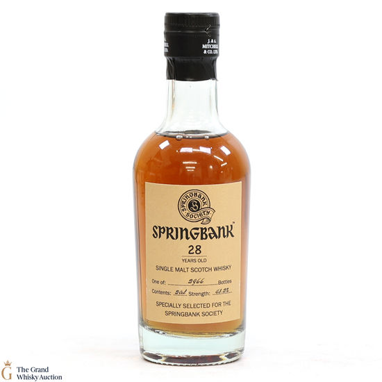 Springbank - 28 Year Old 2021 Society Release 20cl