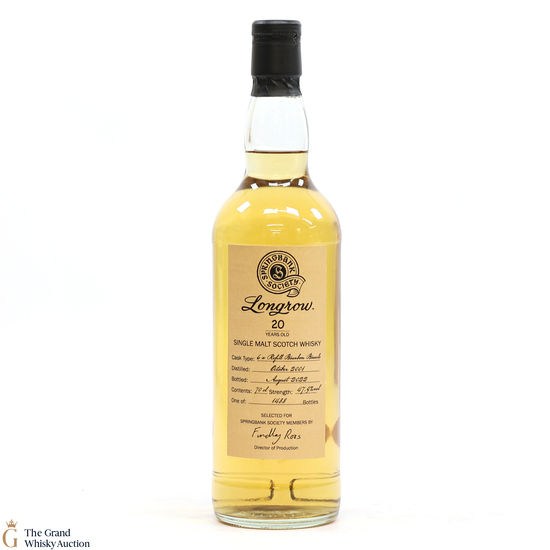 Longrow - 20 Year Old 2001- Springbank Society 2022