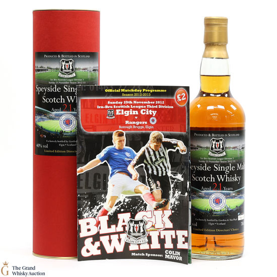 Speyside - 21 Year Old - Elgin City v Rangers Scottish League Division 3 2012/13