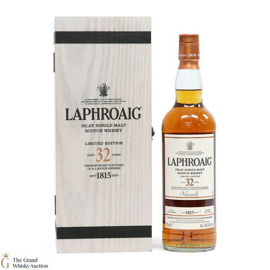 Laphroaig - 32 Year Old Cask Strength 2015 Release Limited Edition Laphroaig - 32 Year Old Cask Strength 2015 Release Limited Edition