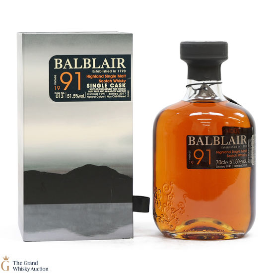 Balblair - Single Cask 1991 Glasgow Airport 2017 #013