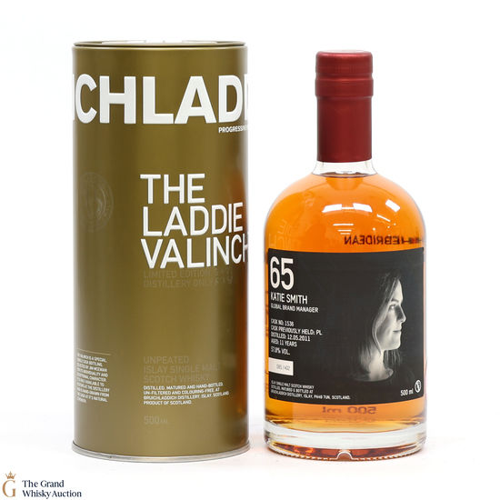 Bruichladdich - 11 Year Old - Valinch 65 - Katie Smith #1536 (50cl)