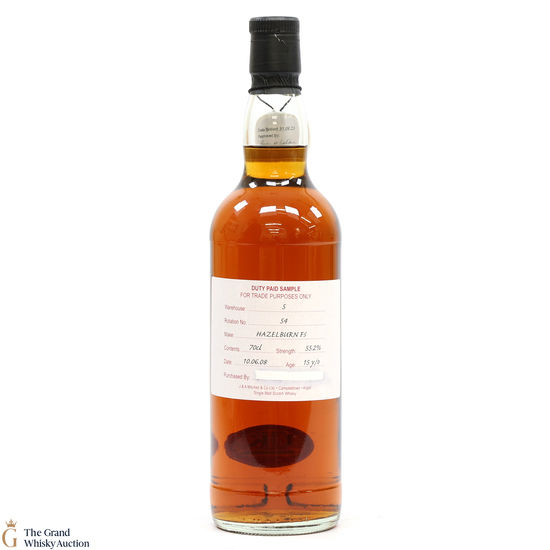Hazelburn - 15 Year Old 2008 Fresh Sherry - Duty Paid Sample 55.2%
