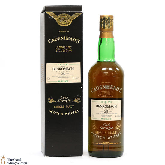 Benromach - 28 Year Old 1965 Cadenhead's Authentic Collection 1993
