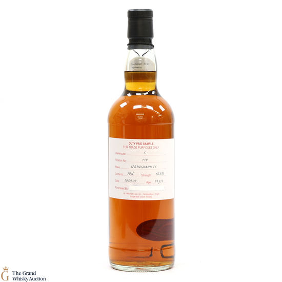 Springbank - 14 Year Old 2009 Fresh Sherry - Duty Paid Sample 56.5%
