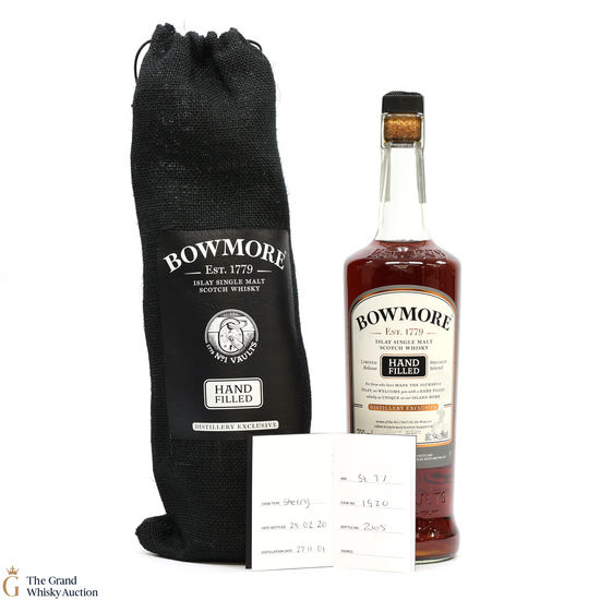 Bowmore - 18 Year Old 2001 - 2020 Hand Fill - Sherry Cask #1520