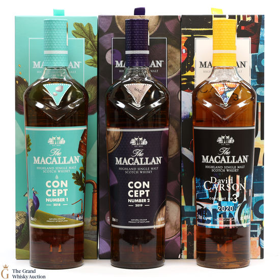Macallan - Concept No.1, No.2 + No.3 (3 x 70cl)