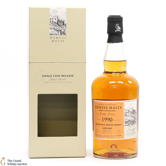 Bladnoch - 28 Year Old 1990 Single Cask Release - Wemyss Malts Syrupy Sponge