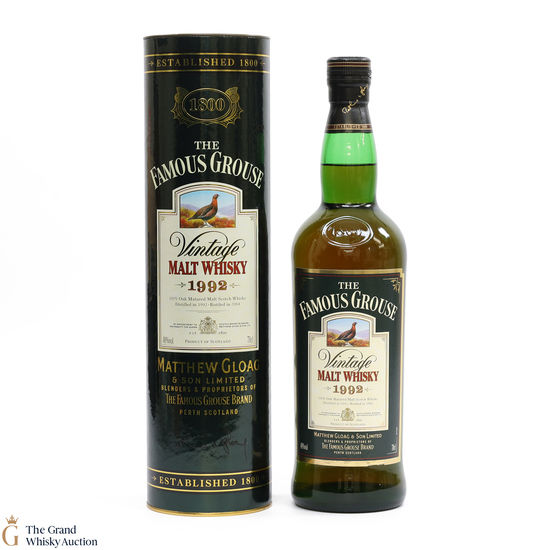 Famous Grouse - 1992 Vintage Matthew Gloag