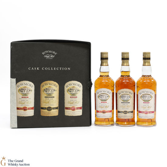 Bowmore - Cask Collection - Dusk, Dawn & Darkest (3 x 20cl) Bowmore - Cask Collection - Dusk, Dawn & Darkest (3 x 20cl)