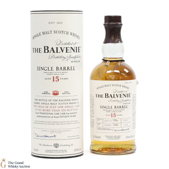 Balvenie - 15 Year Old 1997 - Single Barrel #10353 Balvenie - 15 Year Old 1997 - Single Barrel #10353