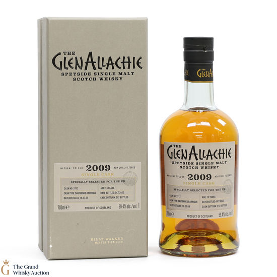 Glenallachie - 13 Year Old 2009 Single Sauternes Barrique #3712