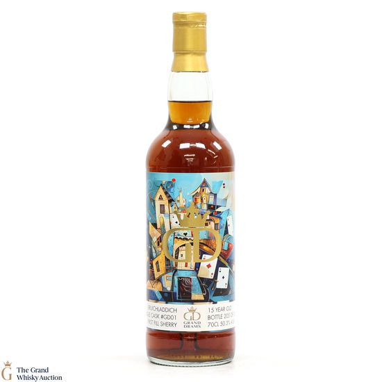 Bruichladdich - 15 Year Old Single Sherry Cask #GD01 - Grand Drams 