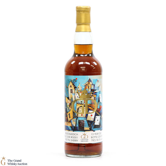 Bruichladdich - 15 Year Old Single Sherry Cask #GD01 - Grand Drams 