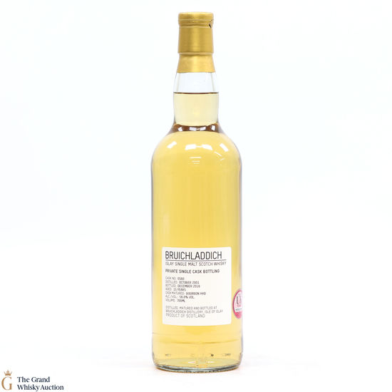 Bruichladdich -  15 Year Old - Private Cask #0560