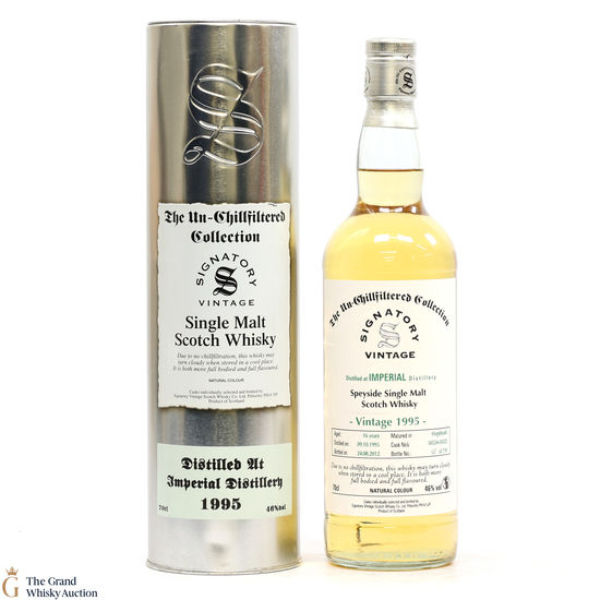 Imperial - 16 Year Old 1995 - Signatory Un-Chillfiltered Collection