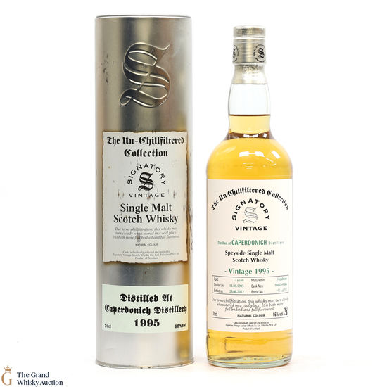 Caperdonich - 17 Year Old 1995 - Signatory Un-Chillfiltered Collection