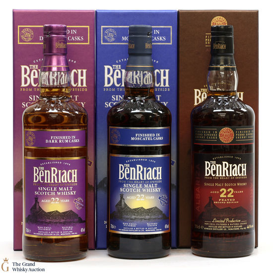 BenRiach - 22 Year Old (3x70cl)