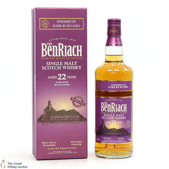 BenRiach - 22 Year Old - Dark Rum Wood Finish