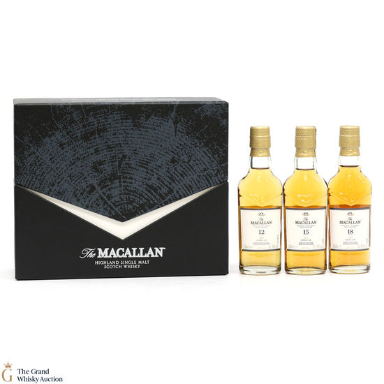 Macallan - 12, 15 & 18 YO Double Cask Set (3 x 5cl)