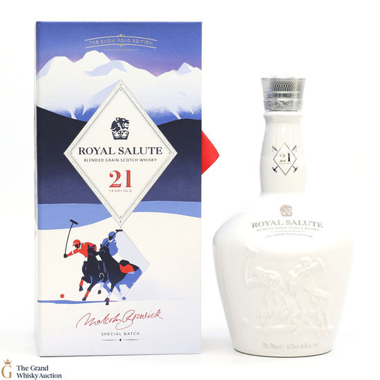 Chivas - 21 Year Old -  Royal Salute - Snow Polo Edition 