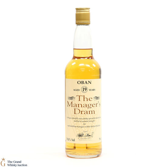 Oban - 19 Year Old - 1995 Managers Dram
