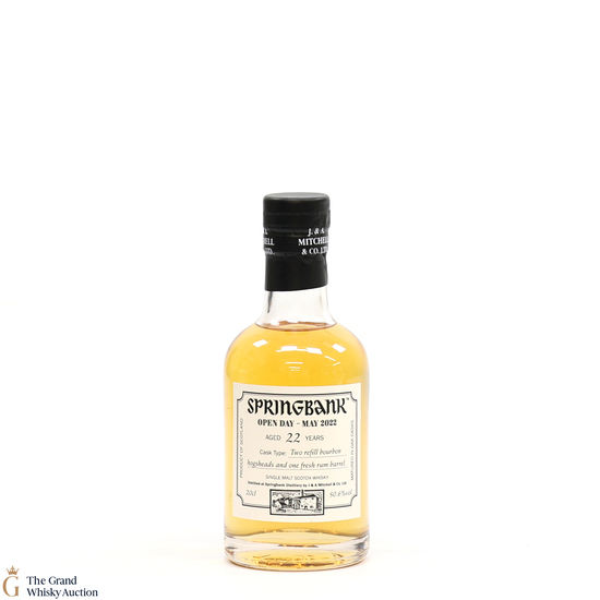Springbank - 22 Year Old - Open Day May 2022 (20cl)